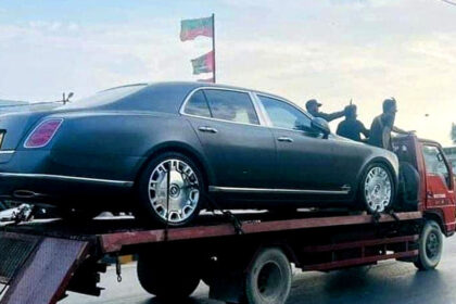 stolen Bently recovered in Karachi